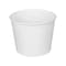Karat Food Bucket, 85 oz, 7.36in. Dia x 6in.h, White, Paper, 180PK C-FB85W - alternate 1